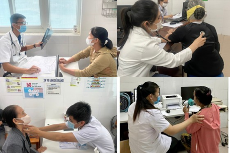 Hội thầy thuốc trẻ Đà Nẵng khám sàng lọc bệnh về phổi cho người dân Hòa Vang