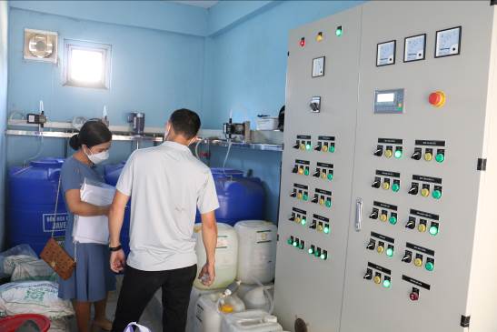 Kiểm tra hệ thống xử lý nước thải bệnh viện tại BV 199