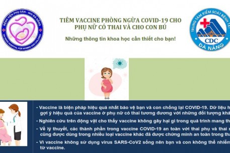 Thông tin cần biết về tiêm vắc xin phòng Covid-19 cho phụ nữ có thai và cho con bú