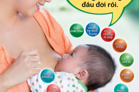 Lợi ích của việc nuôi con bằng sữa mẹ