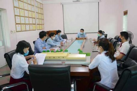 KIỂM TRA VIỆC THỰC HIỆN CÁC BIỆN PHÁP CHỐNG DỊCH COVID-19 TẠI DOANH NGHIỆP