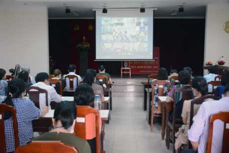 ĐẢNG BỘ SỞ Y TẾ TỔ CHỨC HỘI NGHỊ TRỰC TUYẾN TRIỂN KHAI THỰC HIỆN NGHỊ QUYẾT ĐẠI HỘI ĐẠI BIỂU TOÀN QUỐC LẦN THỨ XIII  CỦA ĐẢNG