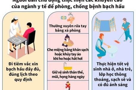 Đà Nẵng: Thực hiện quyết liệt các biện pháp kiểm soát, phòng, chống,  sẵn sàng thu dung điều trị hiệu quả bệnh Bạch Hầu