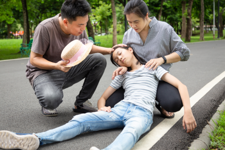 Cách xử trí khi bị say nắng