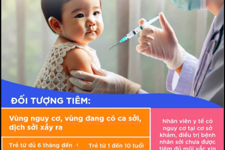 Đà Nẵng triển khai chiến dịch tiêm vắc xin phòng chống bệnh sởi miễn phí cho trẻ