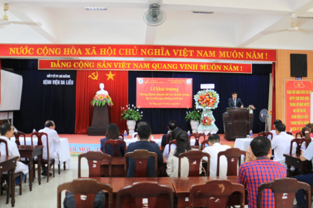 Khai trương phòng khám chuyên đề quản lý và điều trị các nhiễm trùng lây truyền qua đường tình dục
