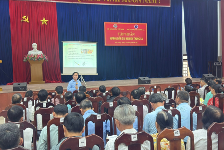 150 cán bộ, hội viên Hội nông dân Hoà Vang được nâng cao kiến thức phòng chống tác hại thuốc lá
