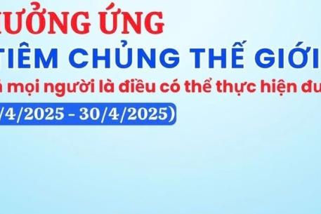 Hưởng ứng tuần lễ Tiêm chủng thế giới năm 2025 (24 - 30/4/2025)
