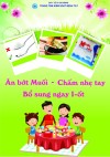 Áp phích: Ăn giảm muối - Châm nhẹ tay