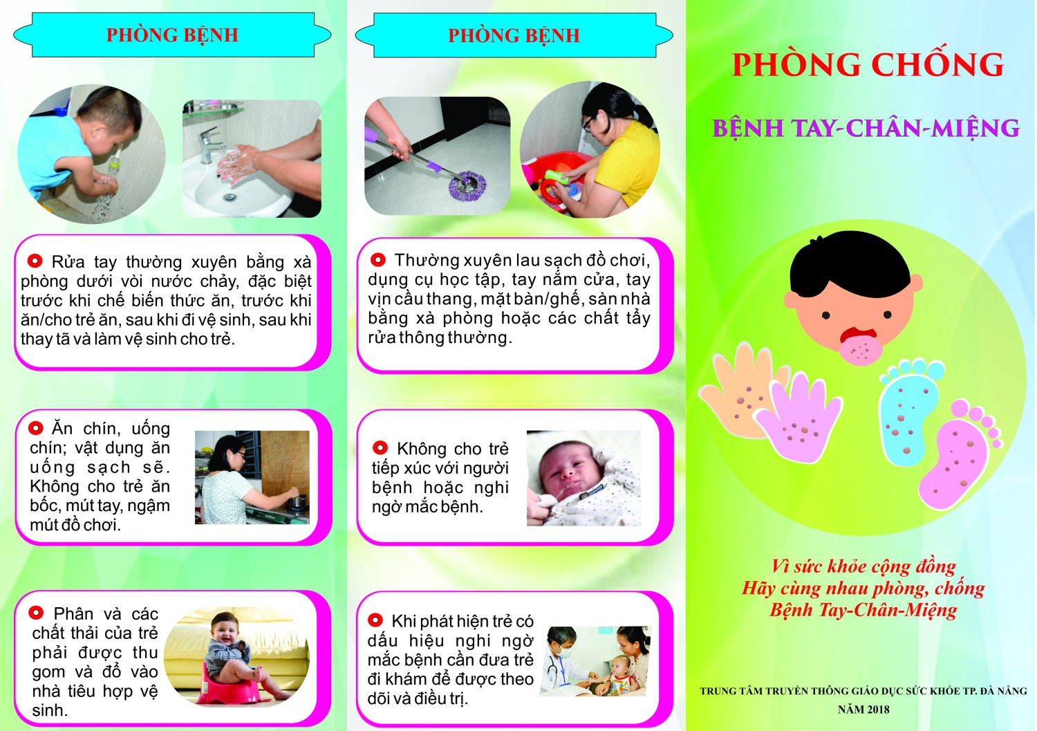 Tờ rơi: Phòng bệnh tay chân miệng